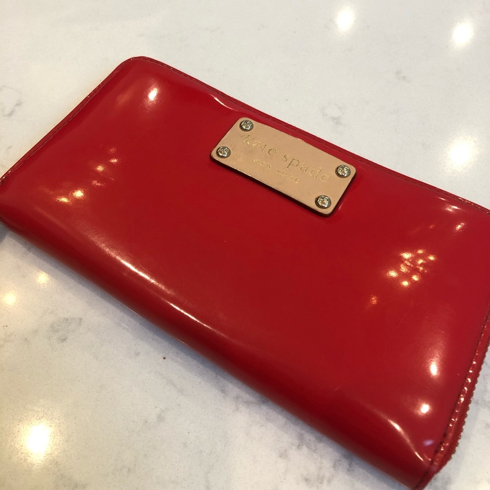 Coral Pink Kate spade wallet
